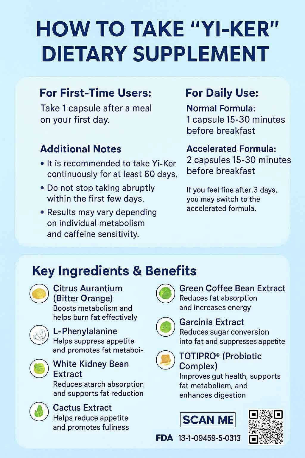 Yi-Ker Dietary Supplement