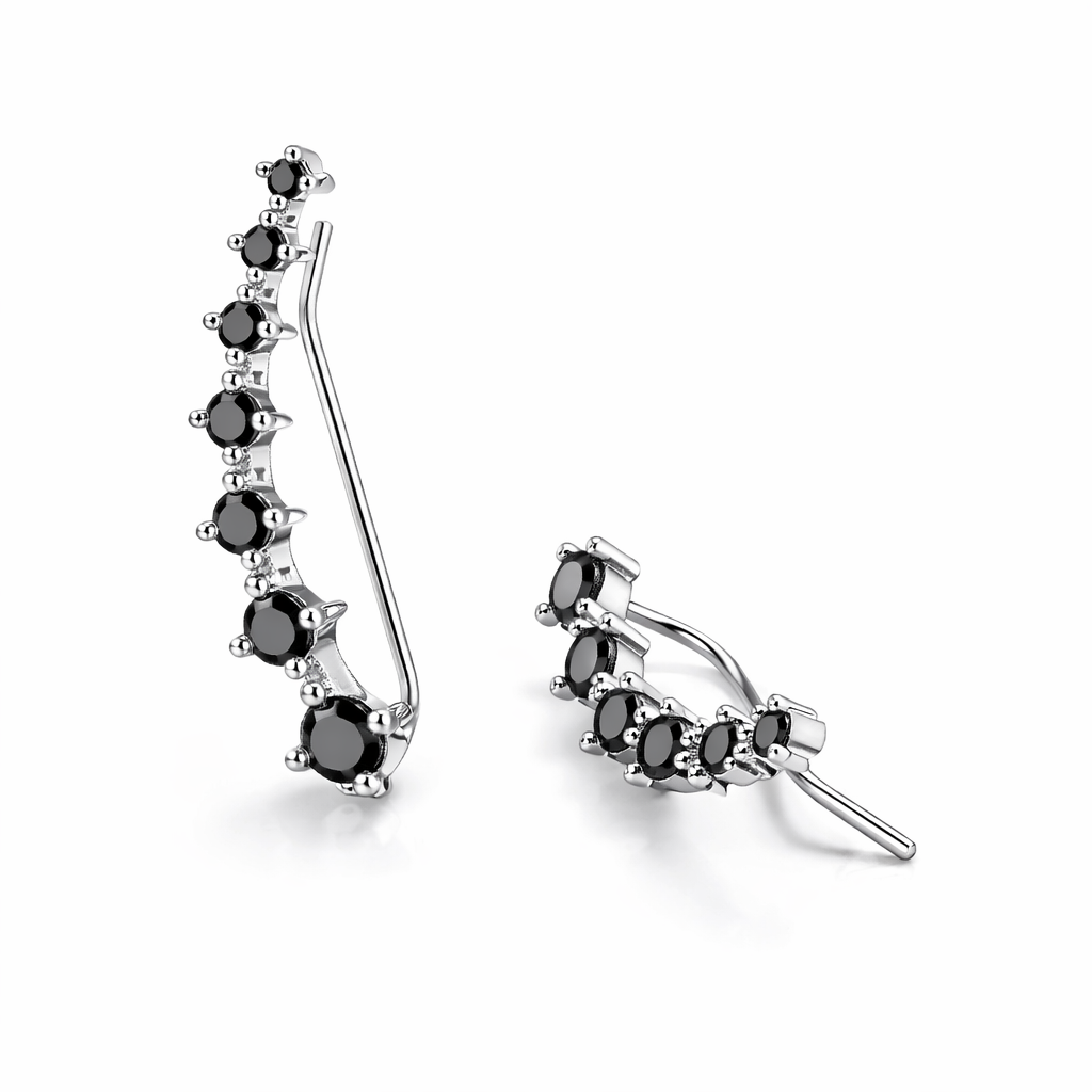 Blush Spark Ear Climber Earrings