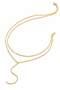 Aurora Layered Y Necklace