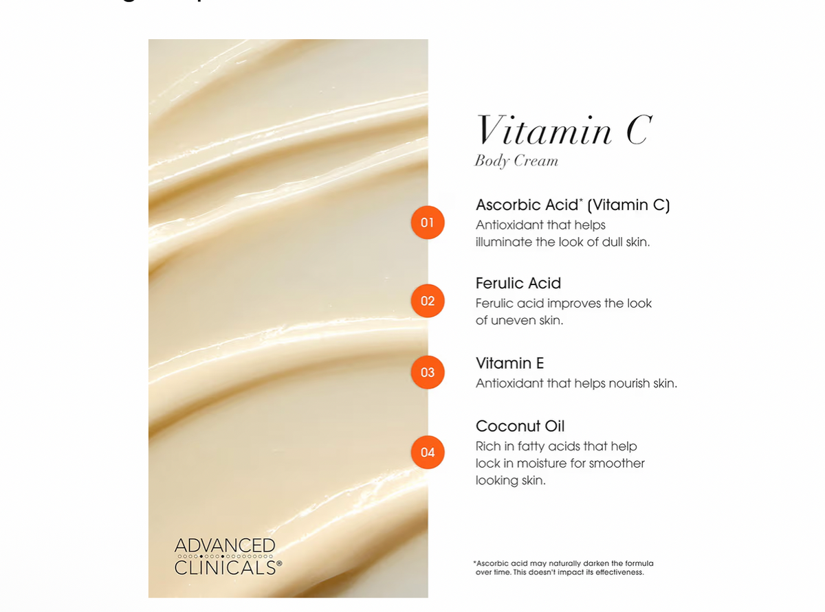 Advanced Clinicals Vitamin C Brightening Cream