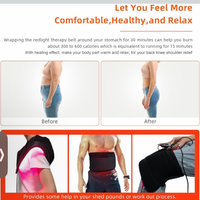 Red Light Therapy Belt – Infrared Heating Therapy Wrap (660nm + 850nm)