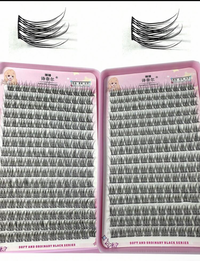 Fine Short D Curl Lash Clusters (384pcs)