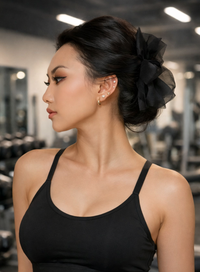 Romantic Mesh Bow Hair Clip