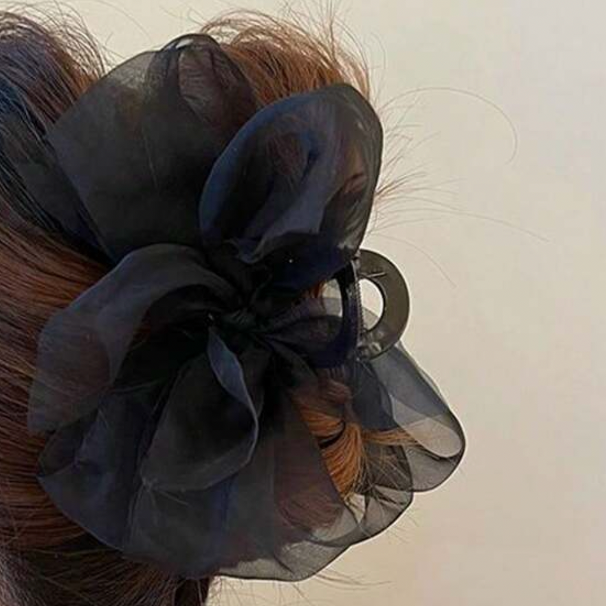Romantic Mesh Bow Hair Clip
