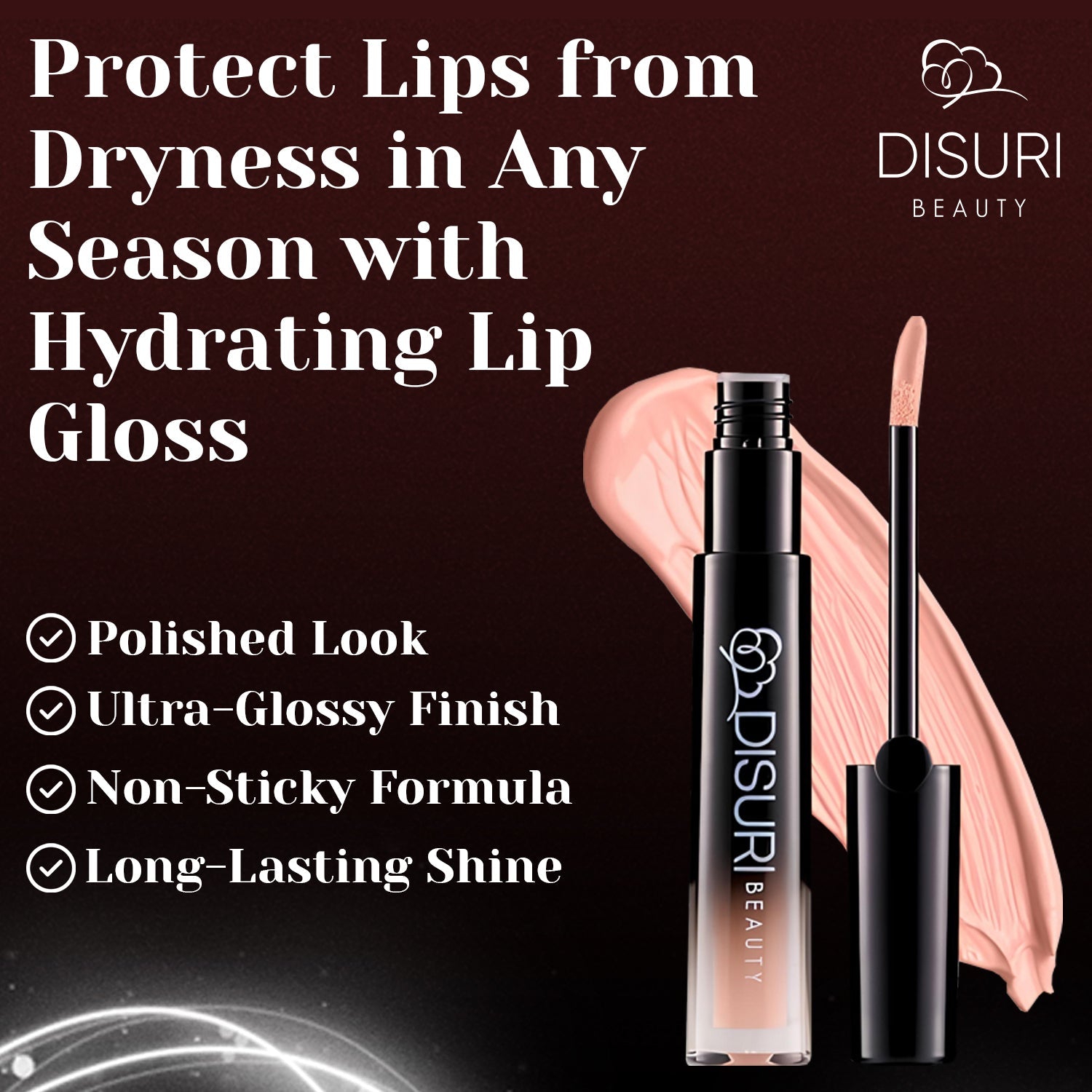 DISURI Beauty Glossy Blast Lip Gloss - Lola-3