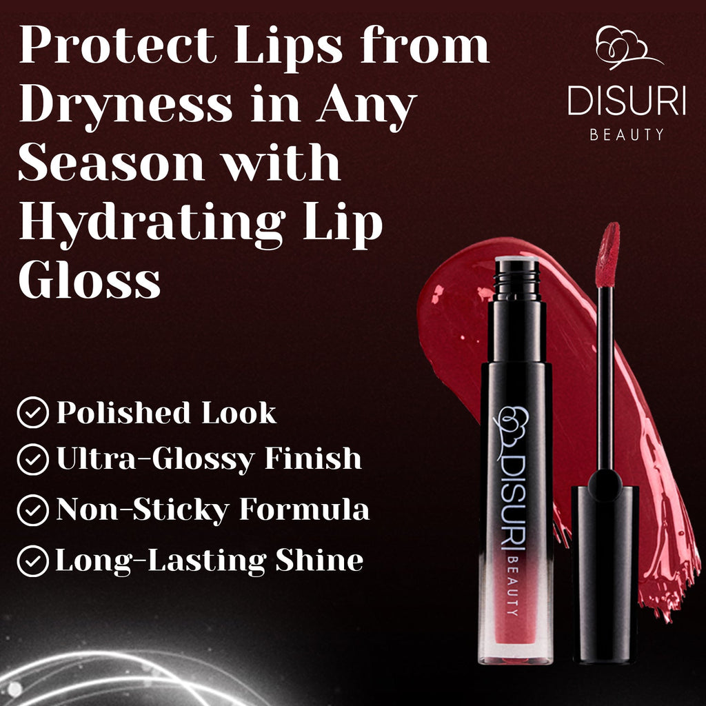 DISURI Beauty Glossy Blast Lip Gloss - No Games Please-3