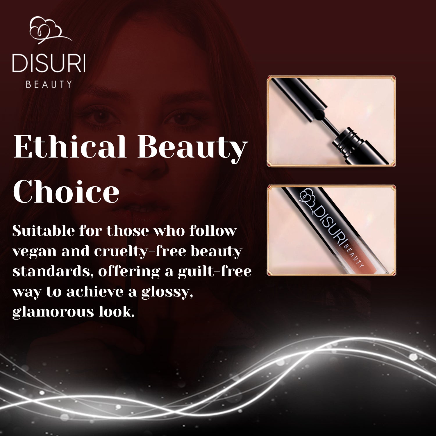 DISURI Beauty Glossy Blast Lip Gloss - Cocoa Crush-4