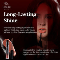 DISURI Beauty Glossy Blast Lip Gloss - Hot Cocoa-2