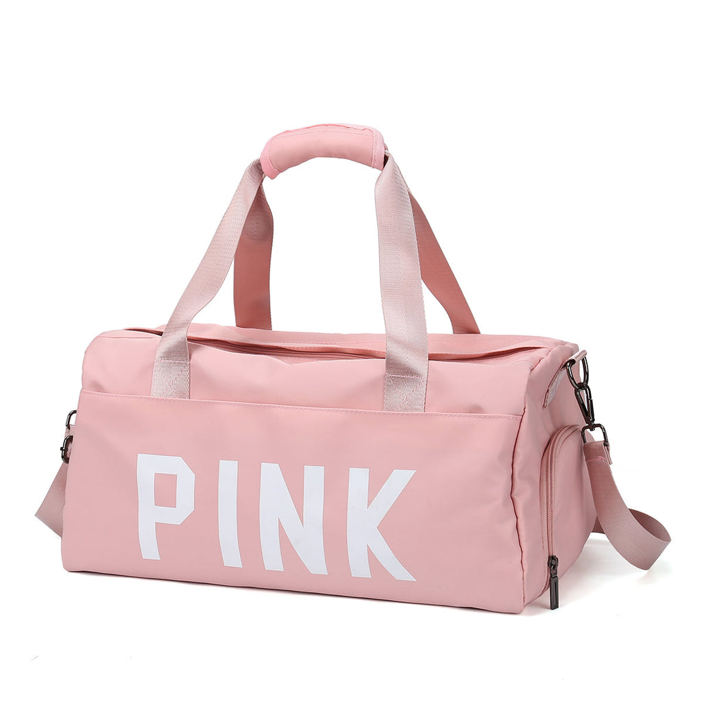 PINK Women Waterproof Carry-on Gym Bag