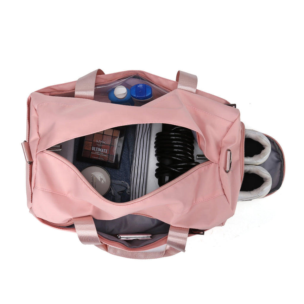 PINK Women Waterproof Carry-on Gym Bag