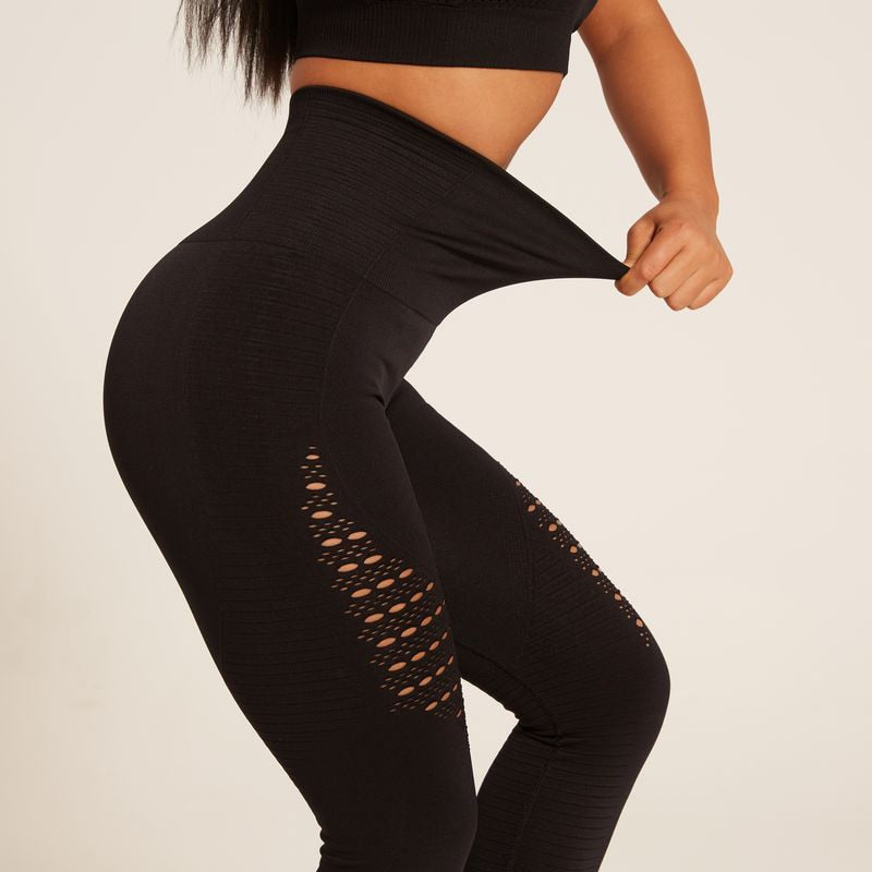 Women Seamless Leggings High Waist Elastic Yoga Pants Gym Running